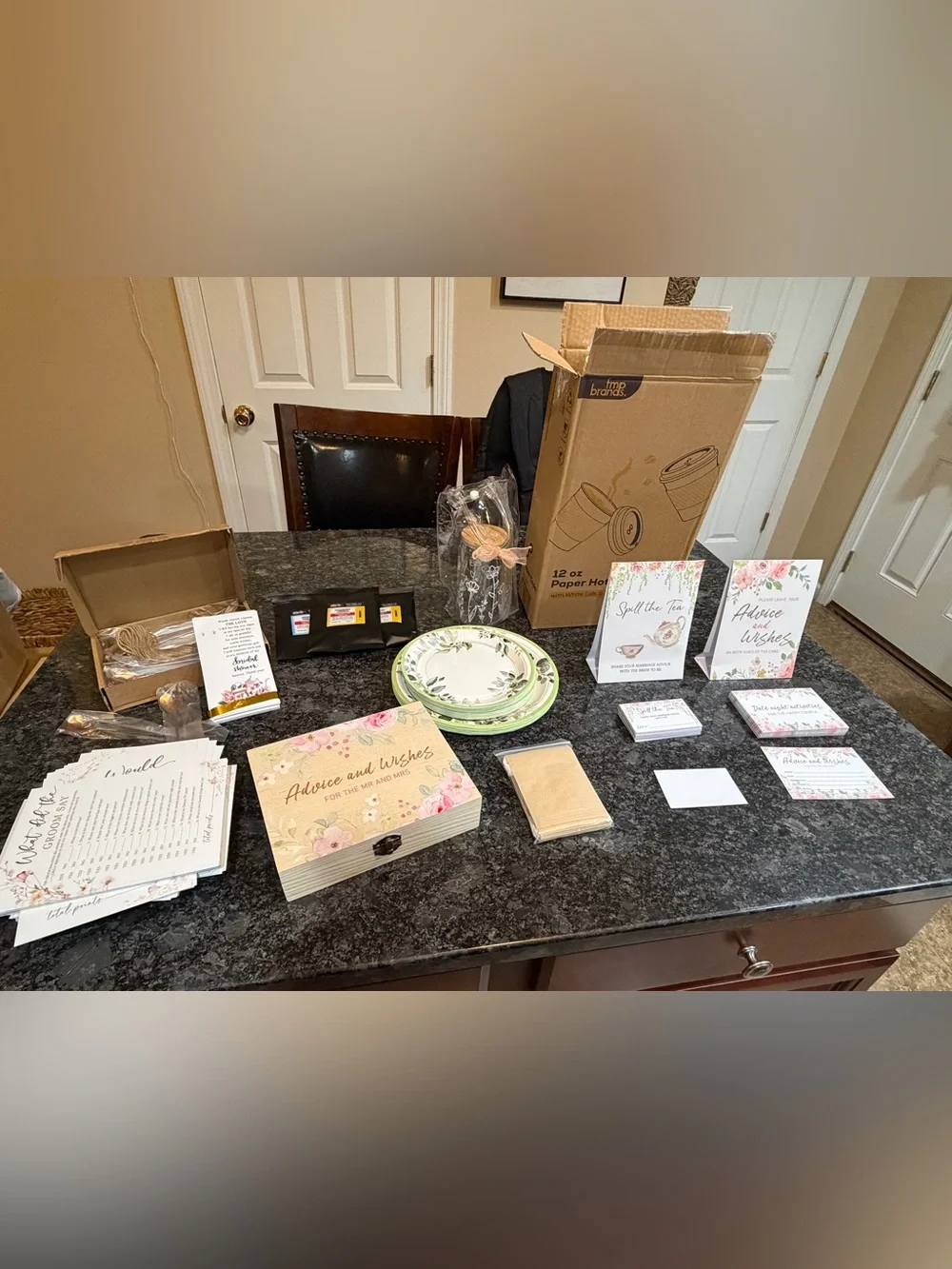 Bridal Shower Tea Party Decor and Supplies Bundle